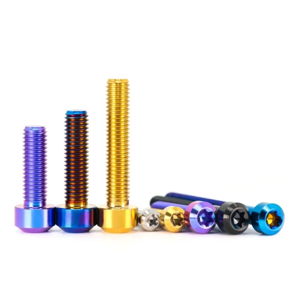 Titanium Torx head screw M6 Tapered Head Bolt 5pcs